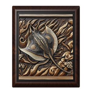 Stingray animal wall art relief wall decor