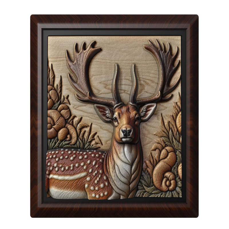 Fallow Deer animal wall art relief wall decor