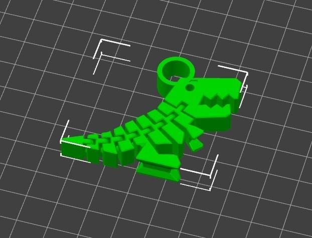 Flexi Rex Keychain
