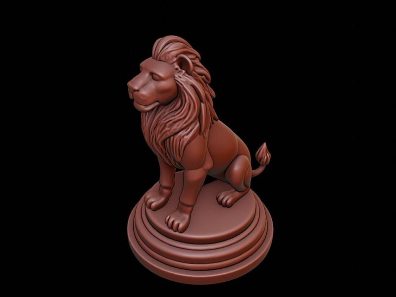 Lion Animal Figure Printable