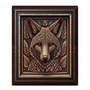 Jackal animal wall art relief wall decor