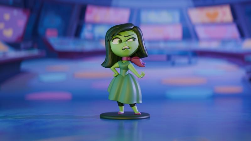 Inside Out Disgust Character Collectible Figurine