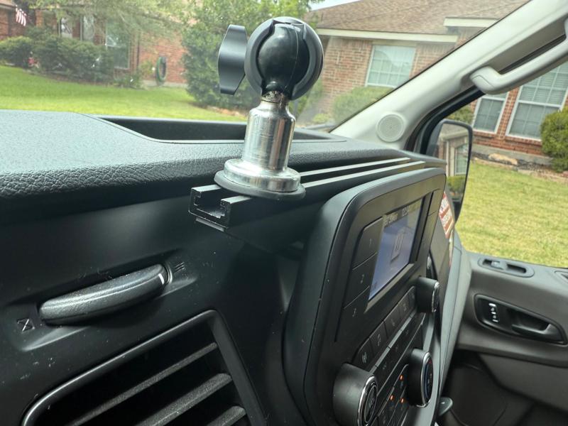 Ford Transit Radio unit device mount