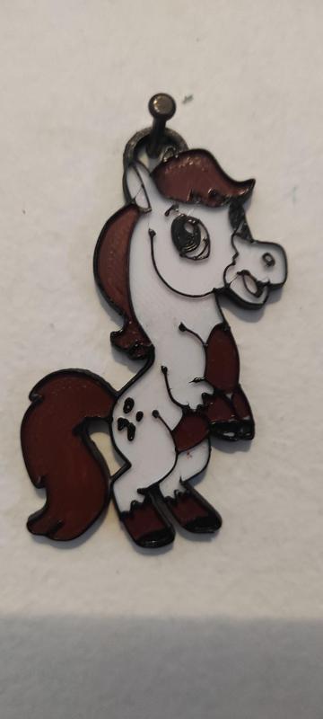 Horse Pony keychain
