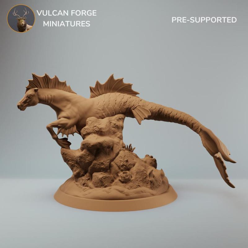 Hippocampus mythology seahorse swimming - pre supported