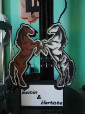 Horse lamp