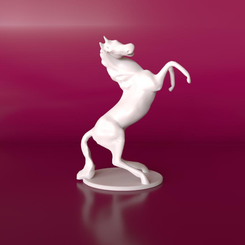 Decorative horse statue