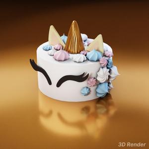 Unicorn Cake for display