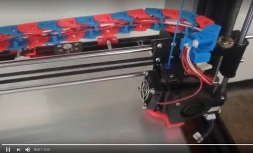 Cable Chain Axis X for Anet A8 Plus easily attach