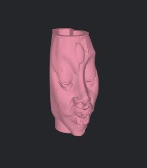 LIGHTER CASE CLIPPER FACE PRINT IN PLACE EASY PRINT GRINDERKING...FDM - SLA .