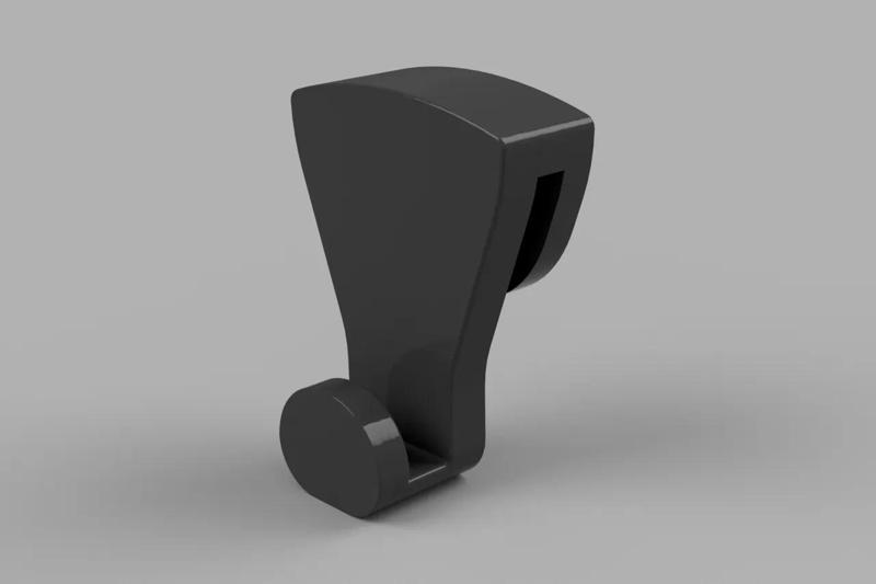 Shower Glass Hook (variable for 6, 7, 8 mm Glass)   