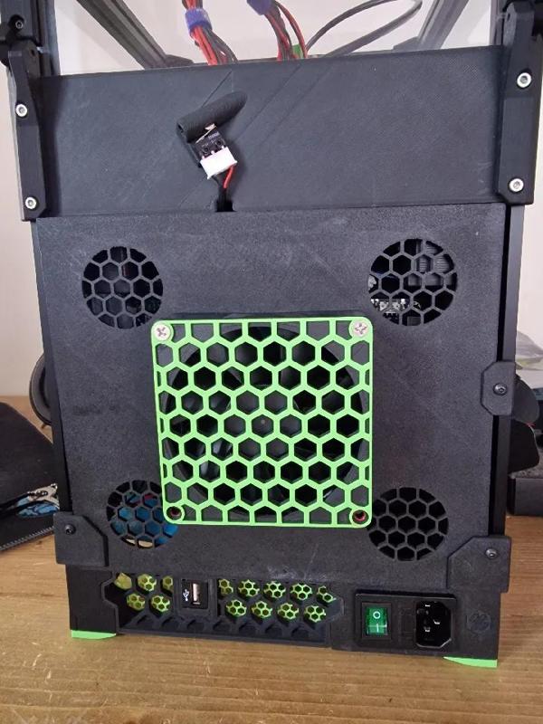 Voron 0.2 Back Panel - Rear Panel V1   