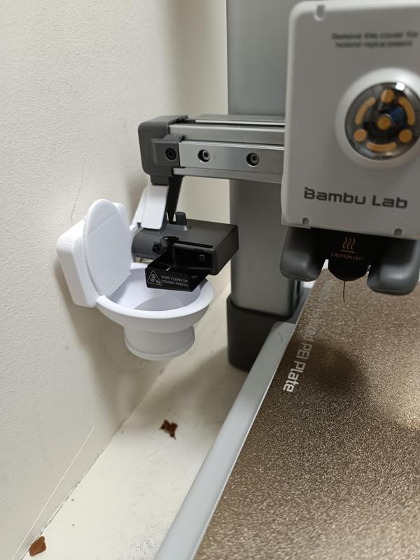 Bambulab A1 and A1 mini purge toilets ( Bambulab A1 and A1 mini purge toilets)