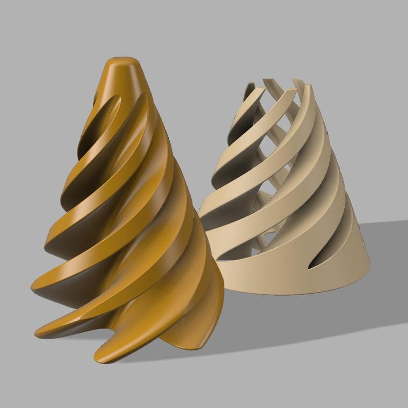 Spiral cone anti-stress toy