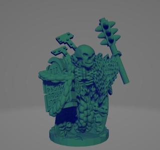 Headstone Wraith With Spiked Club