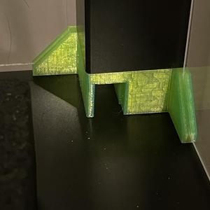 Back rear corners with cable cutouts for Slack Lack enclosure   