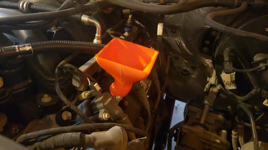 Ford 7.3L TwistLock Oil Funnel   