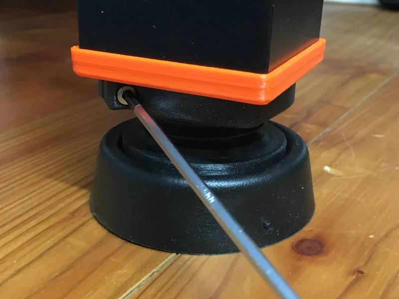 IKEA Lack adjustable foot with clamping feature   