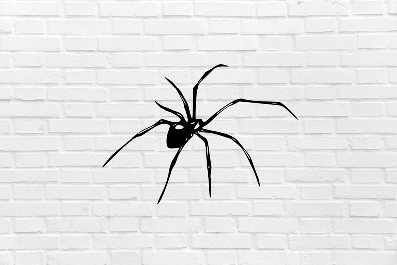 Halloween spider wall decoration