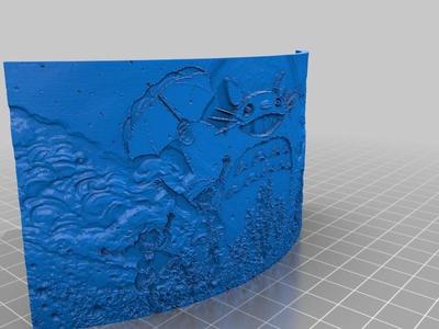 Lithophane Totoro