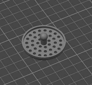 Sink strainer 44mm