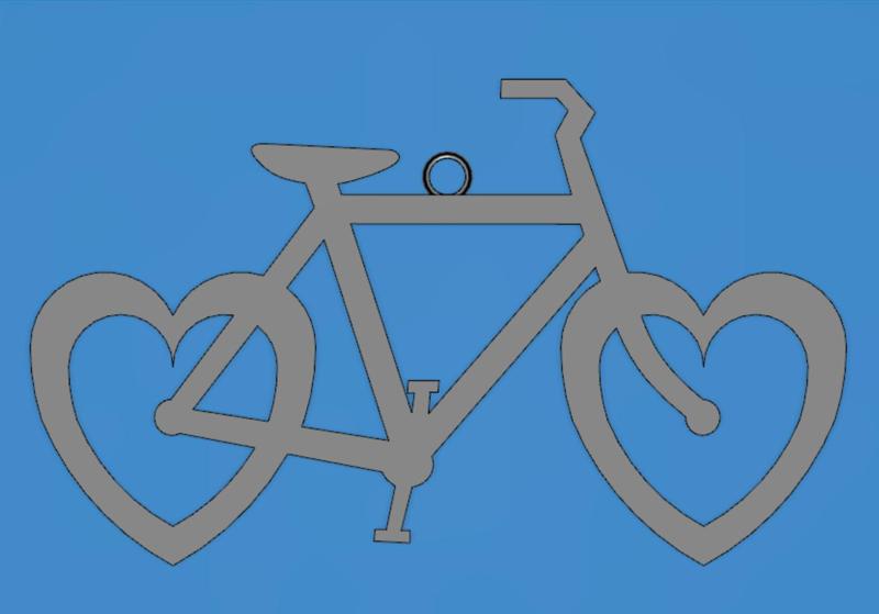 Love Bike Necklace