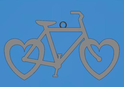Love Bike Necklace