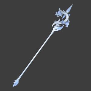 Genshin Impact Emilie Staff for 3Dprint