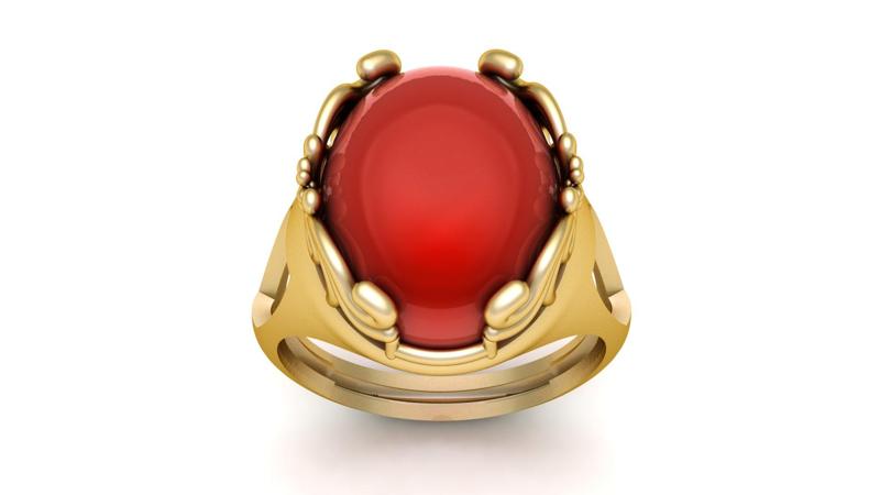 Women Fashion Ring 3d printable Model