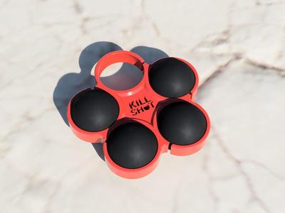 KILL-SHOT Squash balls holder