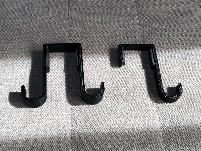 Bathroom door hook for Eriba caravan