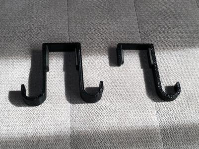 Bathroom door hook for Eriba caravan