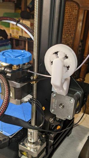 Ender 3 and 3 V2 Filament Guide (with printed bearing)