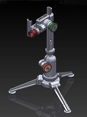 360° Universal Head with Tripod and Phone Holder