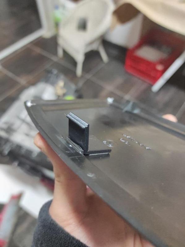 BMW K75 / K100 tail lid repair
