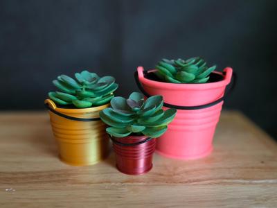 Bucket Plant Pot