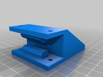 Top Extruder Mount With Screw Holes - Ender 3