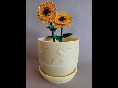 Easter planter pot with drip tray