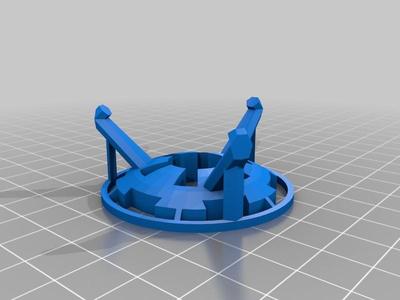 Star Wars Display Stand w/braces