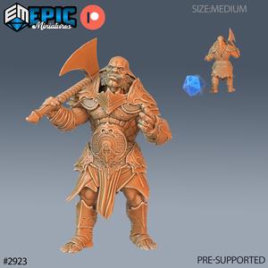 Hob Goblins Chief ‧ DnD Miniature ‧ Tabletop Miniatures ‧ Gaming Monster ‧ 3D Model ‧ RPG ‧ DnDminis ‧ STL FILE