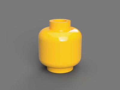 Accurate LEGO Minifigure Head
