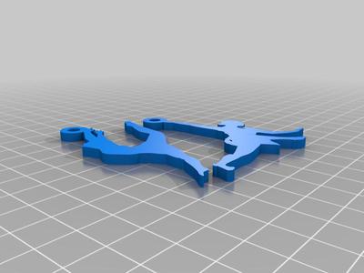 Dancer Keychain