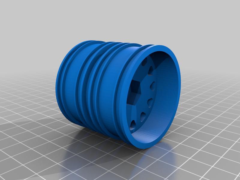 Semi wheel rear 