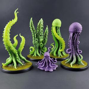 Eldritch Tentacles and Alien Set – 3D Printable Miniatures for Tabletop Games
