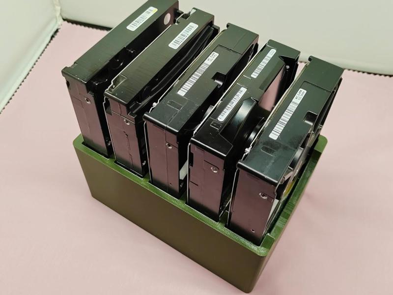 3.5-inch Hard Drive Storage Case, 5-Bay