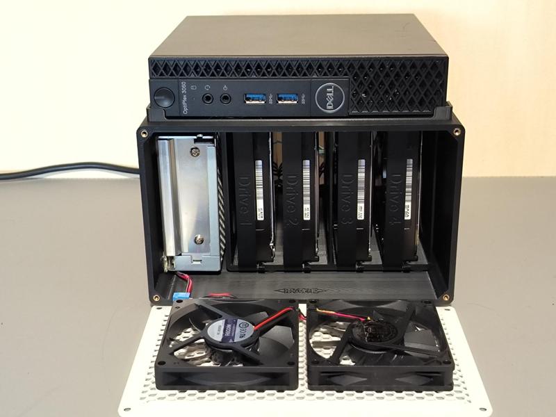 4 bay NAS using DELL 3060 mini PC