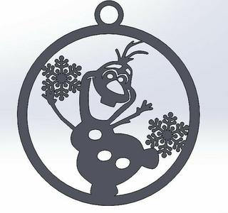 Christmas snow ornament