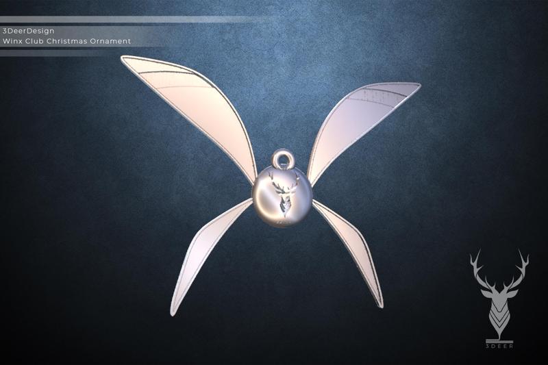 Winx Club Muisa Musa Wings Christmas Ornament