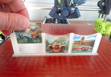 Lenticular Postage Stamp Bhutan holder