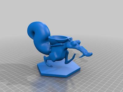 Scrat from Ice Age Movie - Acorn container
